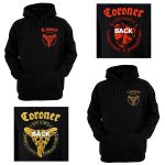 Coroner "Blood Blade" Hoodie + Coroner Gold Logo Hoodie