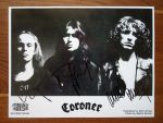 Coroner 'No More Color' Autograph Card